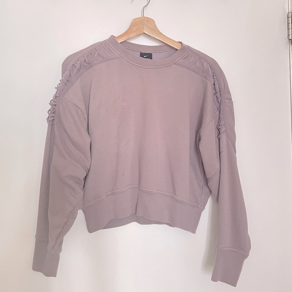 Nike Dri-fit thermal training crew sweatshirt violet purple - Picture 4 of 10